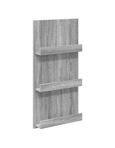 Scaffale per riviste Grigio Sonoma 51 x 11 x 102 cm 2