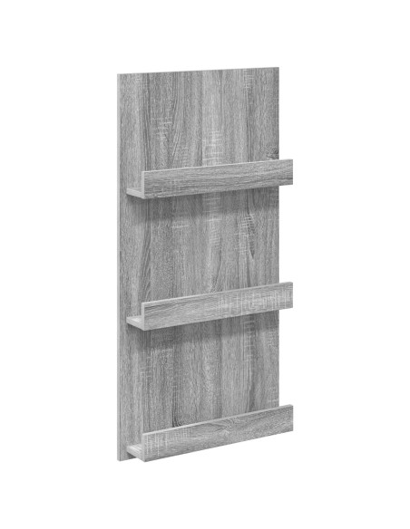 Scaffale per riviste Grigio Sonoma 51 x 11 x 102 cm