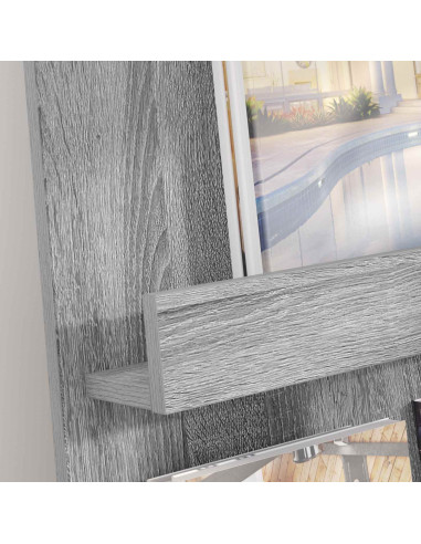 Scaffale per riviste Grigio Sonoma 51 x 11 x 102 cm