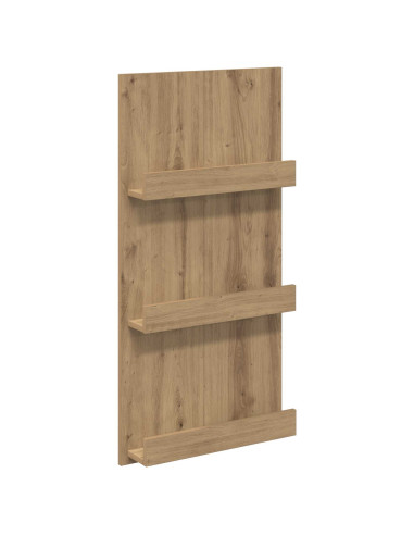Scaffale per riviste Rovere artigianale 51 x 11 x 102 cm