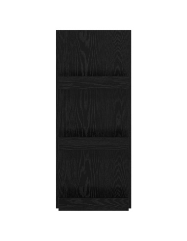 Scaffale per riviste Rovere Nero 43 x 11 x 102 cm