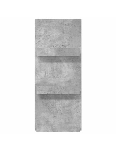 Scaffale per riviste Grigio cemento 43 x 11 x 102 cm