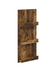 Scaffale per riviste Rovere fumé 43 x 11 x 102 cm 2