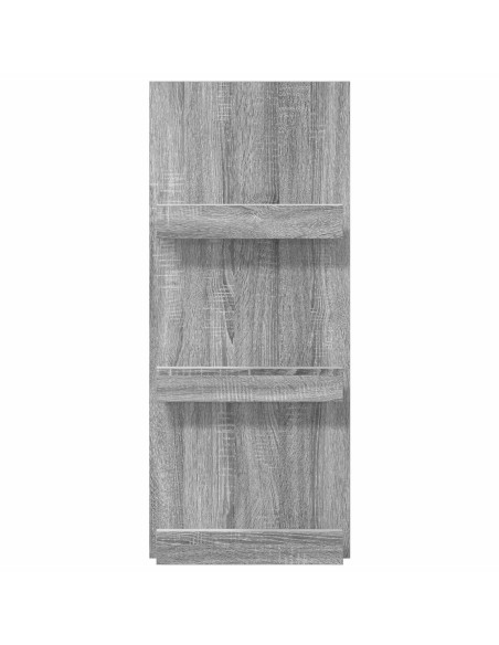 Scaffale per riviste Grigio Sonoma 43 x 11 x 102 cm