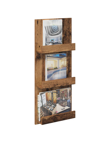 Scaffale per riviste Legno vecchio 43 x 11 x 102 cm