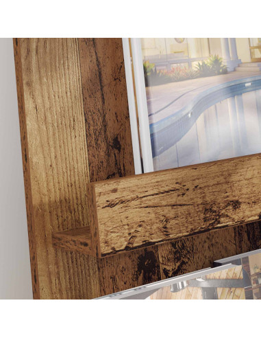 Scaffale per riviste Legno vecchio 43 x 11 x 102 cm