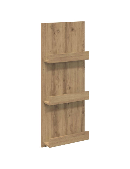 Scaffale per riviste Rovere artigianale 43 x 11 x 102 cm