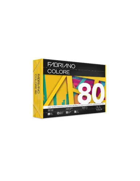FABRIANO COLORE GIALLO A4 80G