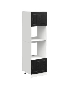 Mobile da cucina Rovere Nero 60 x 57 x 207 cm Legno multistrato 2