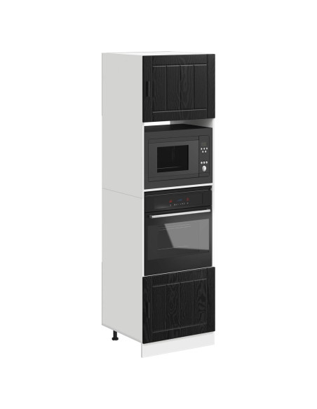 Mobile da cucina Rovere Nero 60 x 57 x 207 cm Legno multistrato