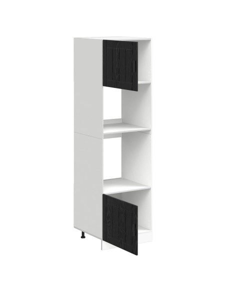 Mobile da cucina Rovere Nero 60 x 57 x 207 cm Legno multistrato