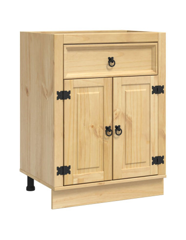 Armadietto con cassetto Miele 60 x 46 x 81,5 cm Pino massello