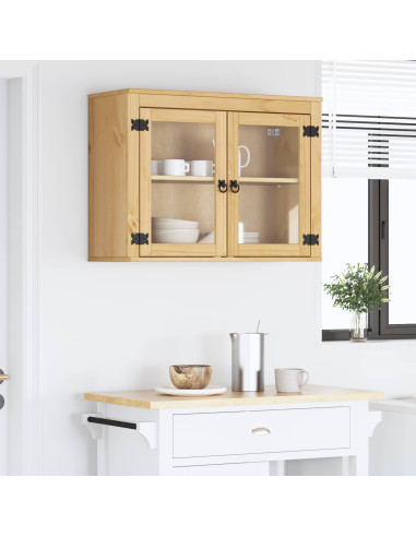 Armadietto con lo scaffale Miele 60 x 32 x 40 cm Pino massello