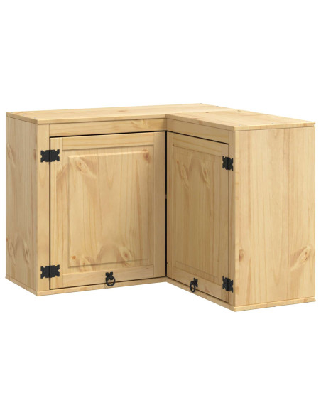 Armadietto con lo scaffale Miele 80 x 80 x 60 cm Pino massello