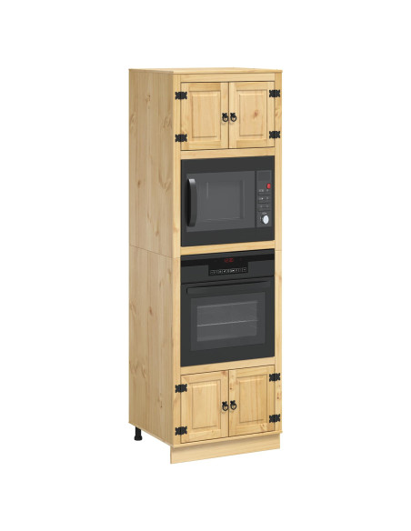 Armadietto con lo scaffale Miele 60 x 32 x 40 cm Pino massello