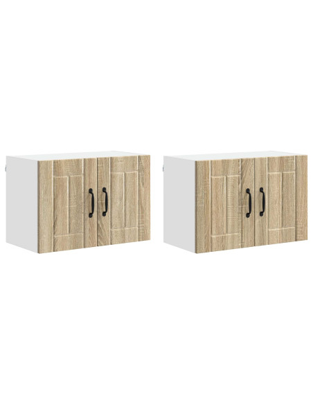 Armadi a pareti per cucina 2 pcs Rovere Sonoma 60 x 31 x 40 cm