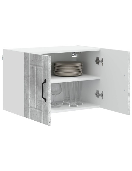 Pensile cucina Grigio cemento 60 x 31 x 40 cm Legno multistrato