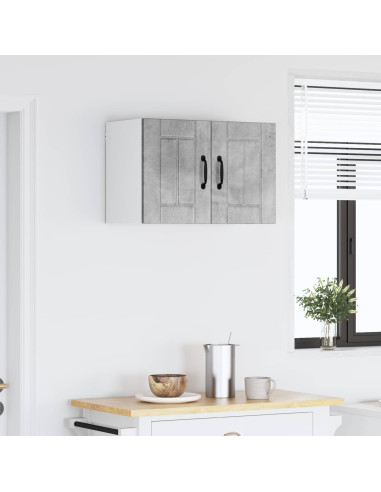 Pensile cucina Grigio cemento 60 x 31 x 40 cm Legno multistrato