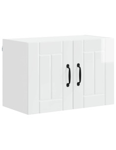 Pensile cucina Bianco Lucido 60 x 31 x 40 cm Legno multistrato 2