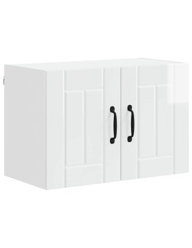 Armadi a pareti per cucina 2 pcs Bianco Lucido 60 x 31 x 40 cm