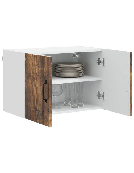 Armadi a pareti per cucina 2 pcs Rovere fumé 60 x 31 x 40 cm