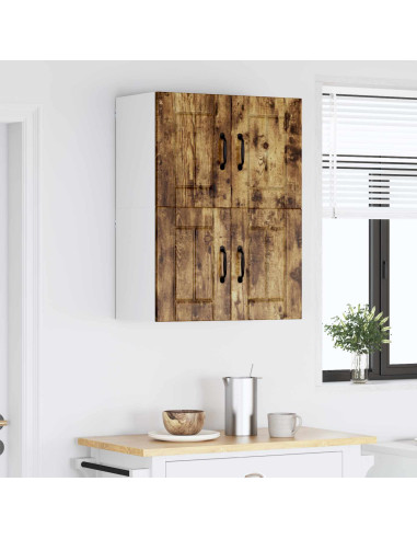 Armadi a pareti per cucina 2 pcs Rovere fumé 60 x 31 x 40 cm