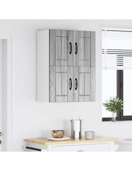 Armadi a pareti per cucina 2 pcs Grigio Sonoma 60 x 31 x 40 cm