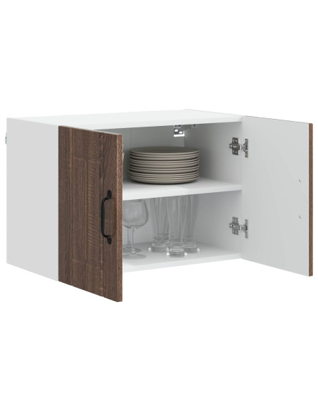 Armadi a pareti per cucina 2 pcs Rovere Marrone 60 x 31 x 40 cm