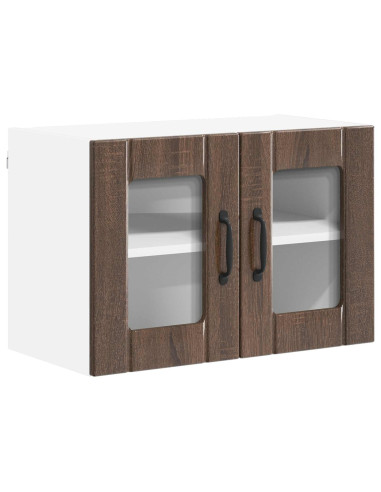 Armadi a pareti per cucina 2 pcs Rovere Marrone 60 x 31 x 40 cm