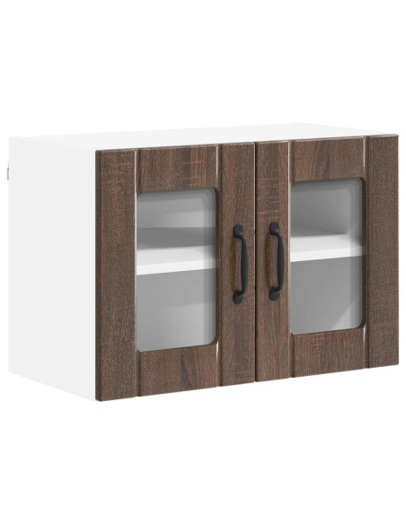 Armadi a pareti per cucina 2 pcs Rovere Marrone 60 x 31 x 40 cm