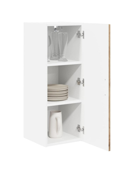 Pensile cucina con porta Rovere artigianale 30 x 31 x 80 cm