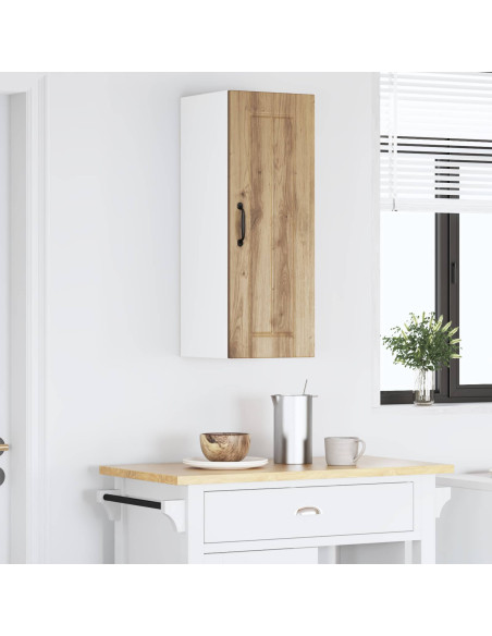 Pensile cucina con porta Rovere artigianale 30 x 31 x 80 cm