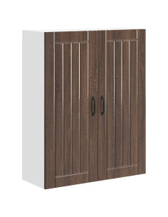 Pensile cucina con porta Rovere Marrone 80 x 31 x 100 cm 2