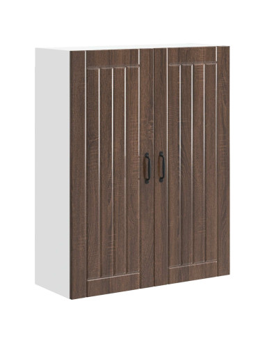Pensile cucina con porta Rovere Marrone 80 x 31 x 100 cm
