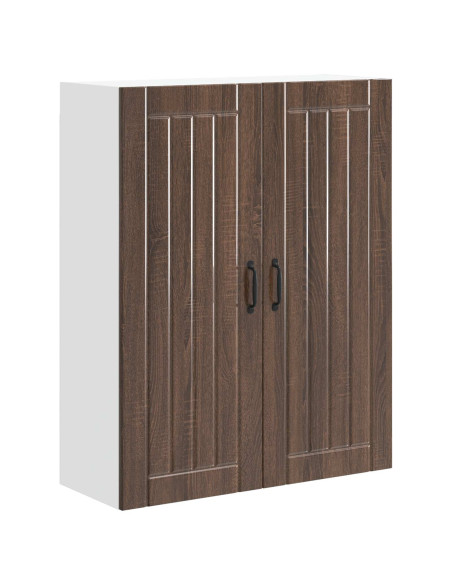Pensile cucina con porta Rovere Marrone 80 x 31 x 100 cm