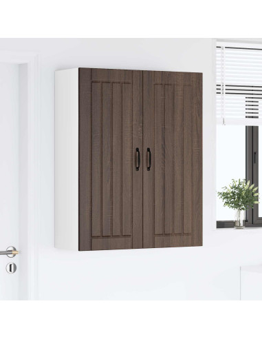 Pensile cucina con porta Rovere Marrone 80 x 31 x 100 cm