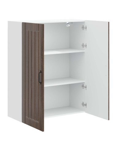 Pensile cucina con porta Rovere Marrone 80 x 31 x 100 cm