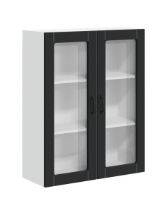 Pensile cucina Nero 80 x 31 x 100 cm Legno multistrato 2