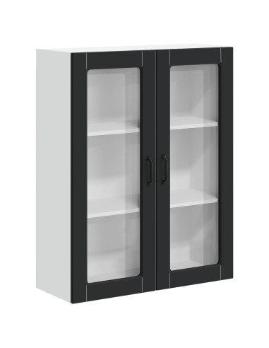Pensile cucina Nero 80 x 31 x 100 cm Legno multistrato