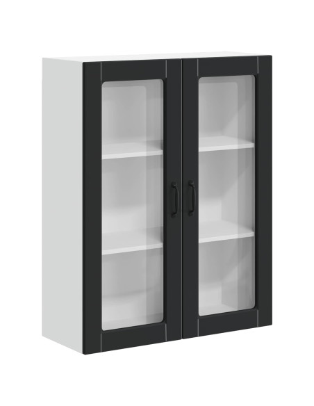 Pensile cucina Nero 80 x 31 x 100 cm Legno multistrato