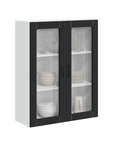 Pensile cucina Nero 80 x 31 x 100 cm Legno multistrato