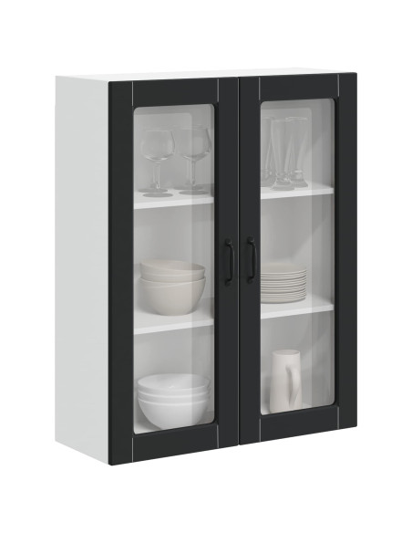 Pensile cucina Nero 80 x 31 x 100 cm Legno multistrato