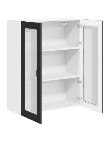 Pensile cucina Nero 80 x 31 x 100 cm Legno multistrato