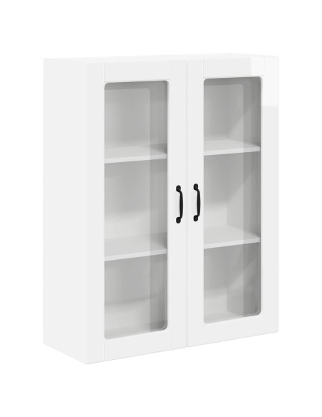 Pensile cucina Bianco Lucido 80 x 31 x 100 cm Legno multistrato