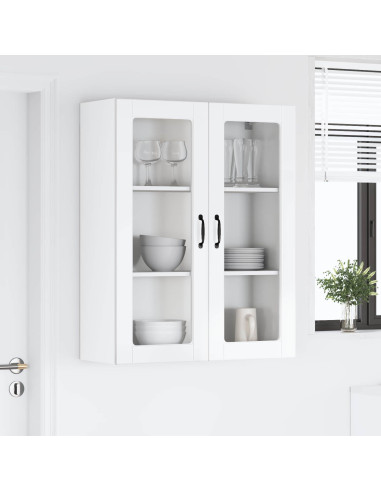 Pensile cucina Bianco Lucido 80 x 31 x 100 cm Legno multistrato