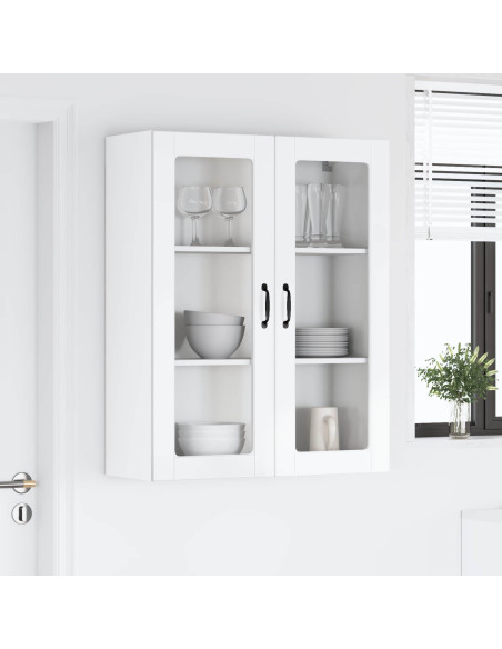 Pensile cucina Bianco Lucido 80 x 31 x 100 cm Legno multistrato