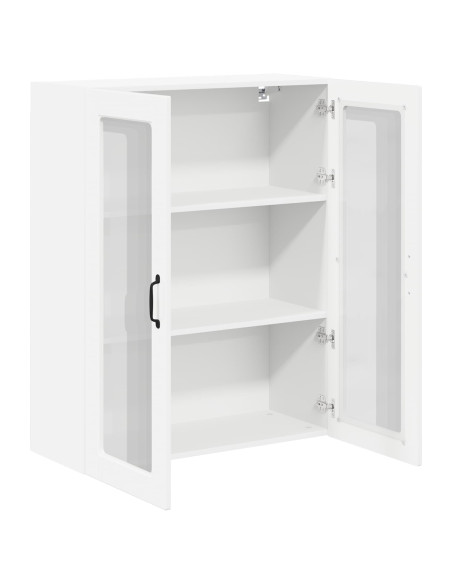 Pensile cucina Bianco Lucido 80 x 31 x 100 cm Legno multistrato