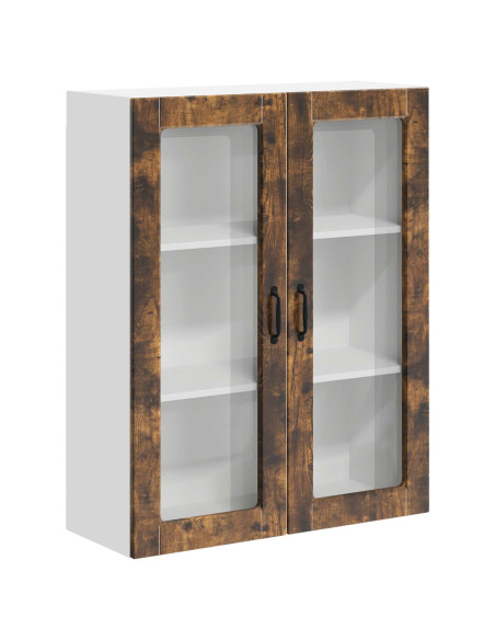 Pensile cucina Rovere fumé 80 x 31 x 100 cm Legno multistrato