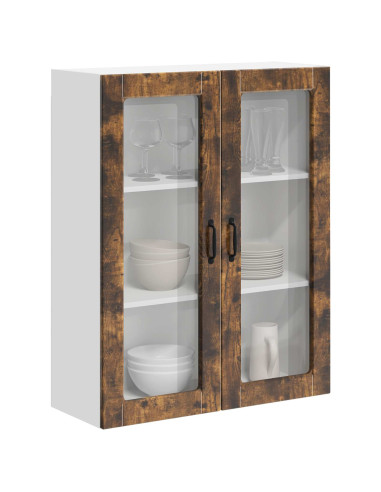 Pensile cucina Rovere fumé 80 x 31 x 100 cm Legno multistrato