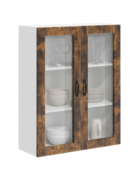 Pensile cucina Rovere fumé 80 x 31 x 100 cm Legno multistrato